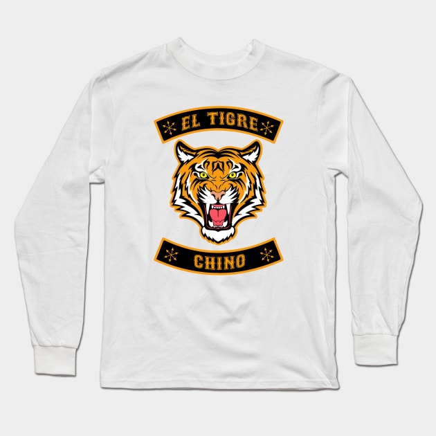 El Tigre Chino Long Sleeve T-Shirt by buby87